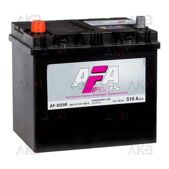 AFA Plus 60 Ач 510A прям. пол. (232x173x225) AF-D23R