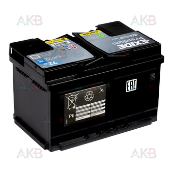 Автомобильный аккумулятор Exide Premium 72R (720А 278х175х175) EA722. Фото 2