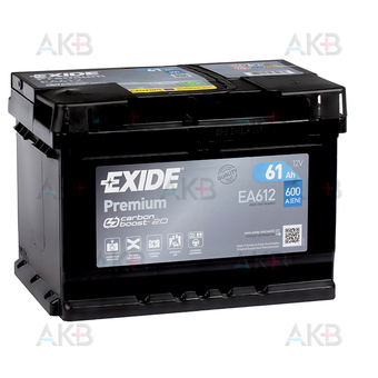 Exide Premium 61R (600А 242х175х175) EA612