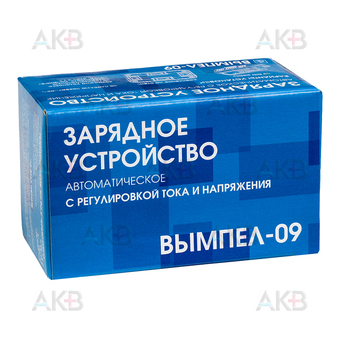 Вымпел 09 (автомат, 0.25-1.2А, 12-16В для гелевых и кислотных АКБ 0.8-20Ач с рег. ток. и напряж.)