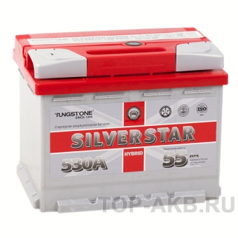 Silverstar Hybrid 55L 530А 242х175х190 (гибридный)