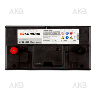 Автомобильный аккумулятор Hankook 31-1000 (190 min 1000 A 330x173x240). Фото 1