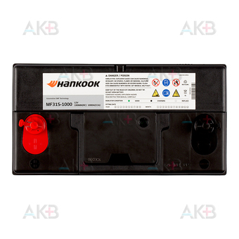 Автомобильный аккумулятор Hankook 31S-1000 (190 min 1000 A 330x173x240). Фото 1