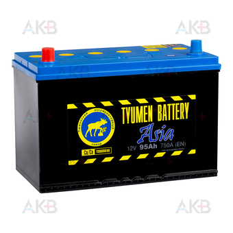 Tyumen Battery Asia 95 Ач прям. пол. 750A (302x173x225)