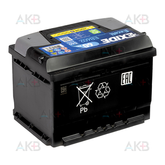 Автомобильный аккумулятор Exide Excell 60R (540A 242x175x175) EB602. Фото 2