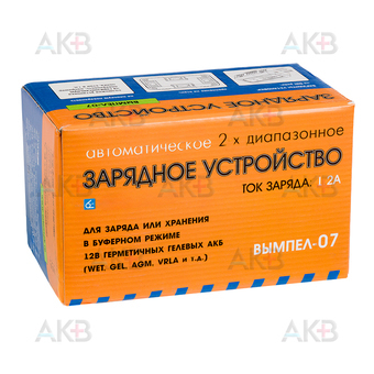 Вымпел 07 (автомат, 1.2А, 12В для гелевых и кислотных АКБ)
