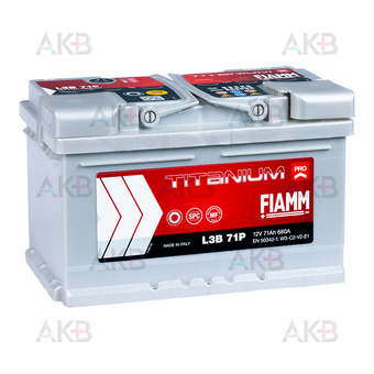 Fiamm Titanium Pro 71R низкий 680A (278x175x175) L3B 71P