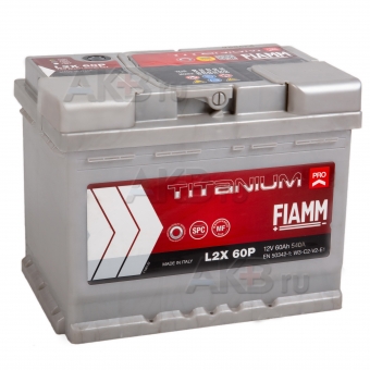 Fiamm Titanium Pro 60L 540A (241x175x190) L2X 60P