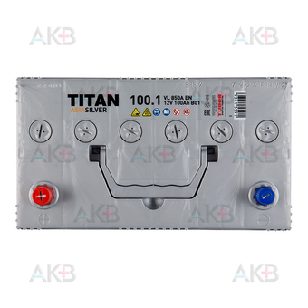 Автомобильный аккумулятор Titan Asia Silver 100L (850А 304x171x221). Фото 1