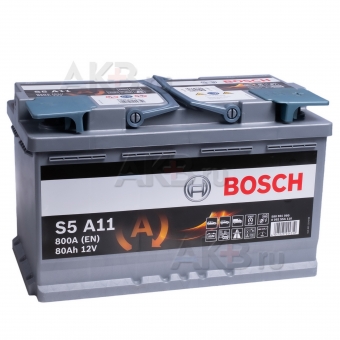 Bosch S5 A11 AGM 80R 800A 315x175x190