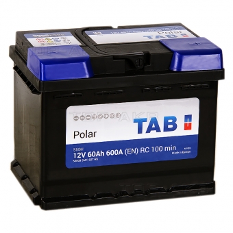 Tab Polar S60H 12V 60Ah обр.пол. (600A 242x175x190) 246062 56008 SMF