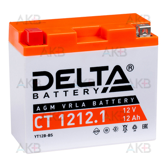 Delta CT 1212.1, 12V 12Ah, 155А (150x70x130) YT12B-BS