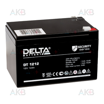 Аккумуляторная батарея Delta DT 1212, 12V 12Ah (151x98x95)