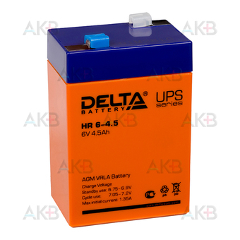 Delta HR 6-4.5, 6V 4.5Ah (70x48x102)