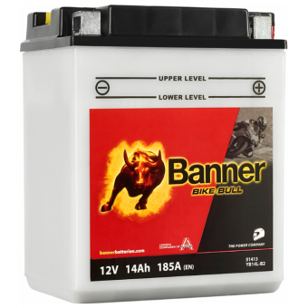 Banner Bike Bull 12V 14Ah 185A (134x89x166) 514 13 / YB14L-B2