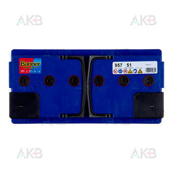 Автомобильный аккумулятор BANNER Energy Bull (957 51) 12V 100Ah 353x175x190. Фото 1