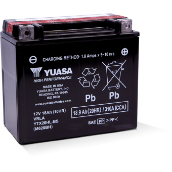 Yuasa YTX20HL-BS - 18 Ач 310А (175x87x155) обр. пол. AGM сухозаряж.