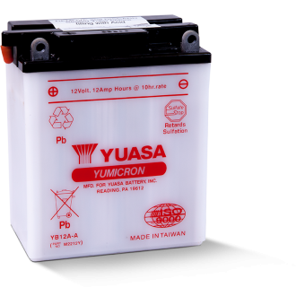 Yuasa YB12A-A 12V 12Ah 150A (134x80x160) прям. пол. Heavy Duty сухозаряж.
