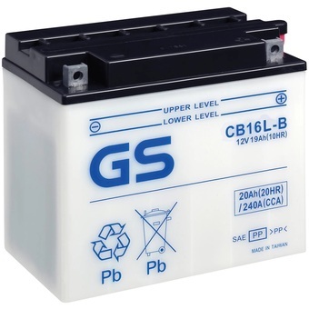 GS CB16L-B 12V 20Ah 240A (175x100x155) обр. пол. Heavy Duty сухозаряж. GS YUASA