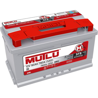 Mutlu Calcium Silver 80R низкий 740А (315x175x175) SMF M2
