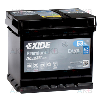 Exide Premium 53R 540A (207x175x190) EA530