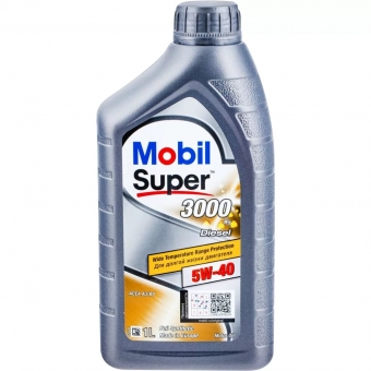 Mobil Super 3000 X1 5W40 Diesel 1л п/синт.