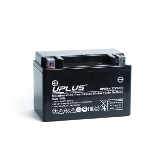 Uplus HPG9-4 12V 8Ah 120А прям. пол. (150x87x105) Nano GEL
