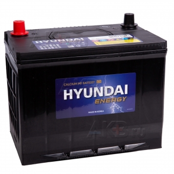 HYUNDAI 90D26L 12V 80R 680A (260x168x220) обр. пол.