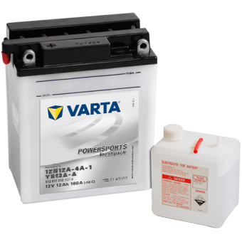 VARTA Powersports Freshpack 12N12A-4A-1 12V 12Ah 160А (136x82x161) п/п 512 011 012, сух.
