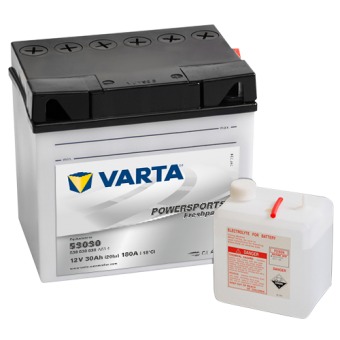 VARTA Powersports Freshpack 53030 12V 30Ah 180А (186x130x171) обр. пол. 530 030 030, сухозар.