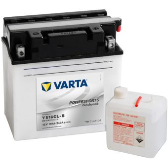 VARTA Powersports Freshpack 12V 19Ah 240А (176x101x176) обр. пол. 519 014 018, сухозар.