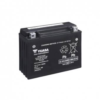 Yuasa YTX24HL-BS - 21 Ач 350А (205x87x162) обр. пол. AGM сухозаряж.