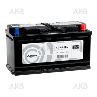 RDrive OEM AGM-L5EU 12V 95Ah 850A (353x175x190) 61 216 924 023