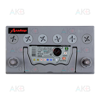 Автомобильный аккумулятор Space Asia 65B24R (55L 480A 238x129x225). Фото 1