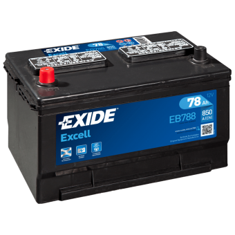 Exide Excell EB788 12v 78Ah 850A (306x192x192) для Ford Explorer