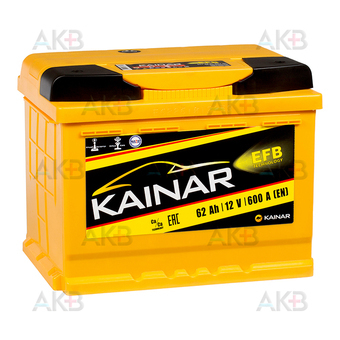 KAINAR EFB 62 Ач обр. пол. 600А (242x175x190)