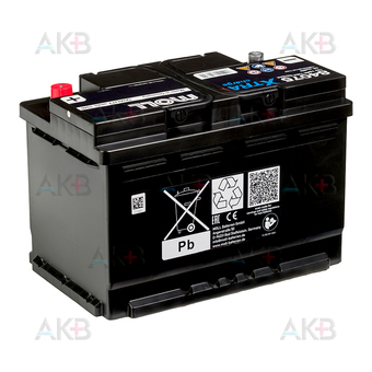 Автомобильный аккумулятор Moll X-TRA charge 75 Ач 720A обр. пол. (276x175x190) 84075. Фото 2