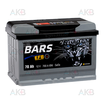 Bars EFB 70 Ач обр. пол. 700А (278x175x190)