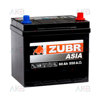 ZUBR Ultra Asia 60 Ач 550A (232x173x225) обр. пол.