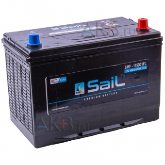 SaiL 115D31FL 100 Ач 800A (303x173x225) обр. пол.