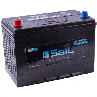 SaiL 115D31FR 100 Ач 800A (303x173x225) прям. пол.