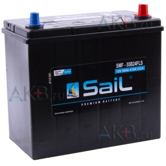 SaiL 55B24FLS 50 Ач 410A (236х128х223)