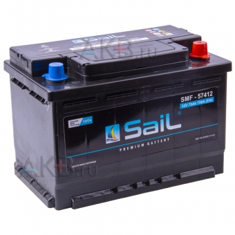 SaiL 57412 75 Ач 750A (278x175x190) обр. пол.