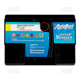 Автомобильный аккумулятор Autopart Galaxy Voyager 60 Ач (242x175x190) Deep Cycle 560-800. Фото 1