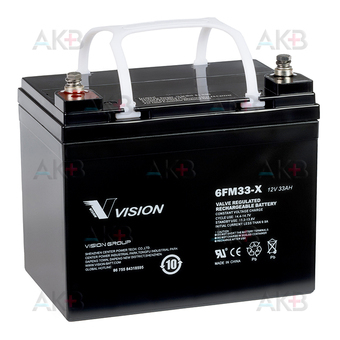 Vision 6FM33 12V 33 Aч (196x130x155)