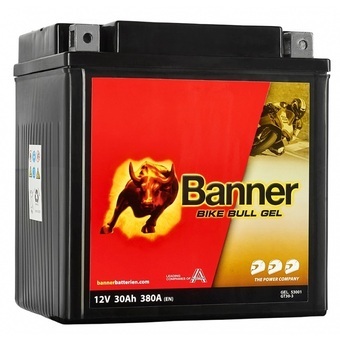 Banner Bike Bull GEL 53001 GT30-3 12V 30 Ач обр. пол. 380А (166х126х175)