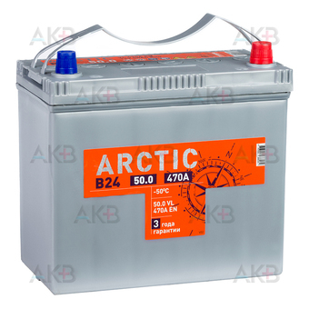 Titan Arctic Asia 50Ач 470А обр. пол.(236x128x223) 6СТ-50.0 VL