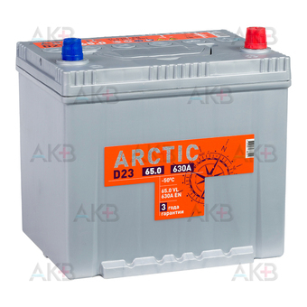 Titan Arctic Asia 65 Ач 630А обр. пол. (230x173x223) 6СТ-65.0 VL B01