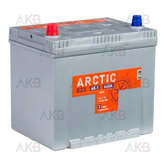 Titan Arctic Asia 65 Ач 630А прям. пол. (230x173x223) 6СТ-65.1 VL B01
