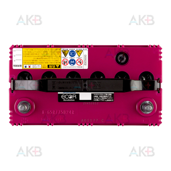 Автомобильный аккумулятор GS Yuasa ER-75B24R N-65R (50L 520A 238x128x227) ECO.R Revolution Start-Stop. Фото 1